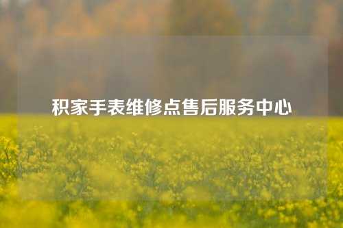 积家手表维修点售后服务中心