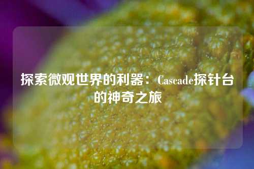 探索微观世界的利器：Cascade探针台的神奇之旅