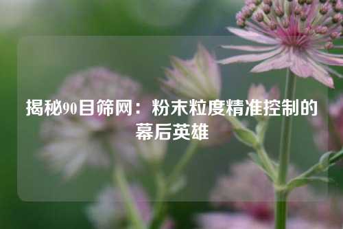 揭秘90目筛网：粉末粒度精准控制的幕后英雄